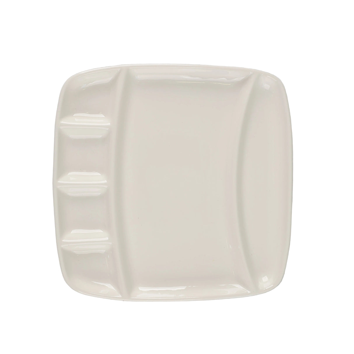 Danny Home Fondue Plate 2 Pieces Set 23.4cm White at Zubaidas Homestore 