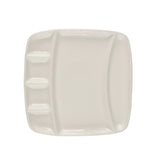 Danny Home Fondue Plate 2 Pieces Set 23.4cm White at Zubaidas Homestore 