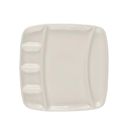 Danny Home Fondue Plate 2 Pieces Set 23.4cm White at Zubaidas Homestore 
