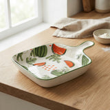 Danny Home Fruit Pattern Ceramic Mini Dipping Dish 16.5cm at Zubaidas Homestore 
