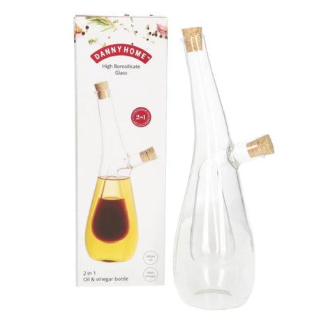 Danny Home Glass 2 in 1 Oil and Vinegar Bottle at Zubaidas Homestore 