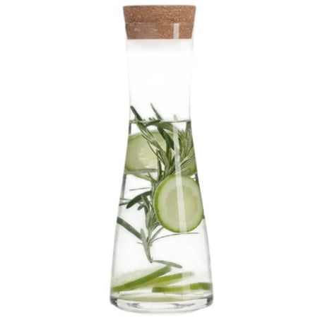 Danny Home Glass Carafe with Cork Lid 870ml at Zubaidas Homestore Pakistan