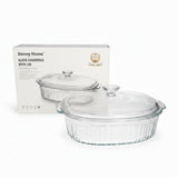 Danny Home Glass Casserole With Lid 2.8 Liter at Zubaidas Homestore