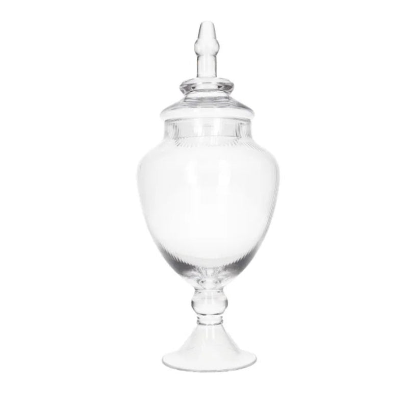 Danny Home Glass Decorative Cookie Jar 37.7cm at Zubaidas Homestore Pakistan