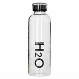 Danny Home Glass Drink Water Bottle 750ml Black at Zubaidas Homestore Pakistan