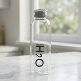 Danny Home Glass Drink Water Bottle 750ml Grey at Zubaidas Homestore