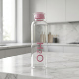 Danny Home Glass Drink Water Bottle 750ml Pink at Zubaidas Homestore