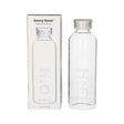 Danny Home Glass Drink Water Bottle 750ml White at Zubaidas Homestore
