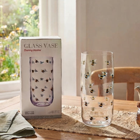 Danny Home Glass Flower Plant Vase 25cm at Zubaidas Homestore 