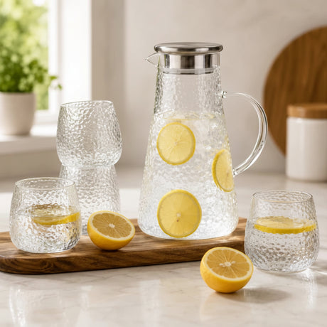 Danny Home Glass Juice Jar and Glass 5 Pieces Set at Zubaidas Homestore