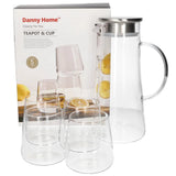 Danny Home Glass Juice Jar and Glass 5 Pieces Set at Zubaidas Homestore 