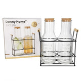 Danny Home Glass Juice Jar with Stand 3 Pieces Set 1350ml at Zubaidas Homestore