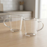 Danny Home Glass Mug 2 Pieces Set 300ml at Zubaidas Homestore
