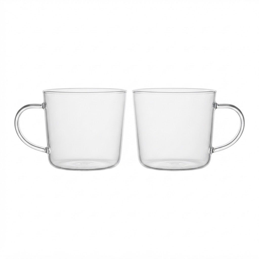 Danny Home Glass Mug 2 Pieces Set 500ml at Zubaidas Homestore Pakistan