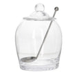 Danny Home Glass Olive Jar with Stainless Steel Spoon 29cm at Zubaidas Homestore Pakistan