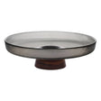 Danny Home Glass Pedestal Fruit Plate 25.5cm at Zubaidas Homestore Pakistan