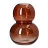 Danny Home Glass Plant Vase 18cm Brown at Zubaidas Homestore Pakistan