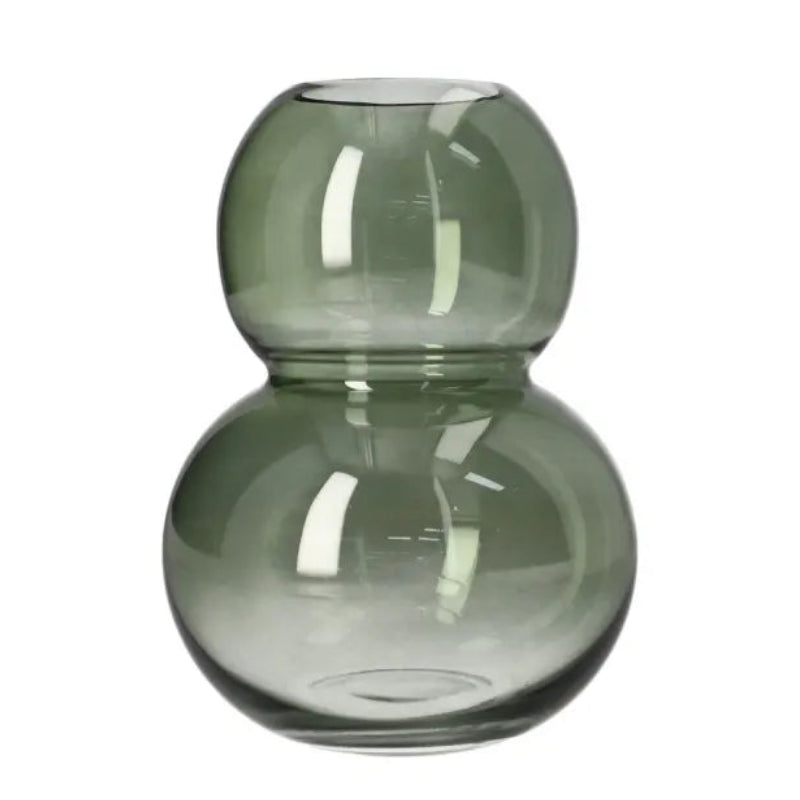 Danny Home Glass Plant Vase 18cm Green at Zubaidas Homestore Pakistan