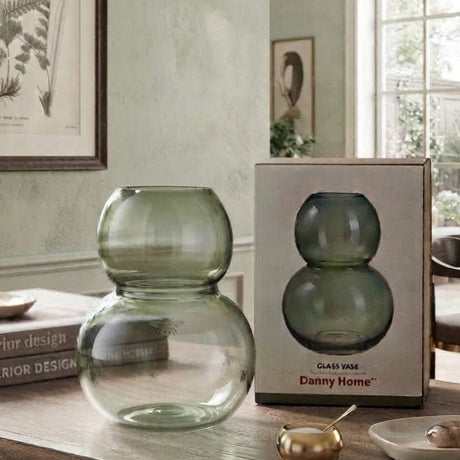 Danny Home Glass Plant Vase Green at Zubaidas Homestore 