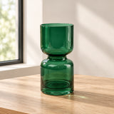 Danny Home Glass Plant Vase Green at Zubaidas Homestore