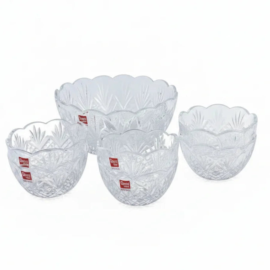 Danny Home Glass Salad Bowl Set 7 Pieces at Zubaidas Homestore Pakistan