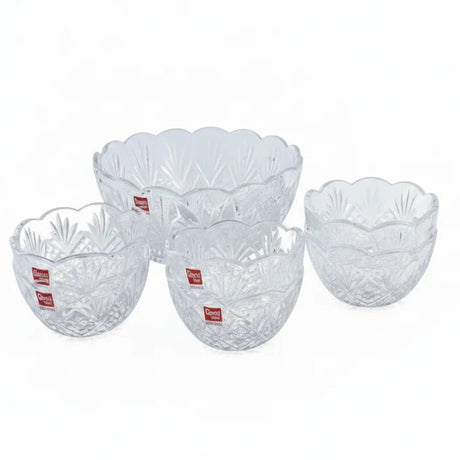 Danny Home Glass Salad Bowl Set 7 Pieces at Zubaidas Homestore Pakistan
