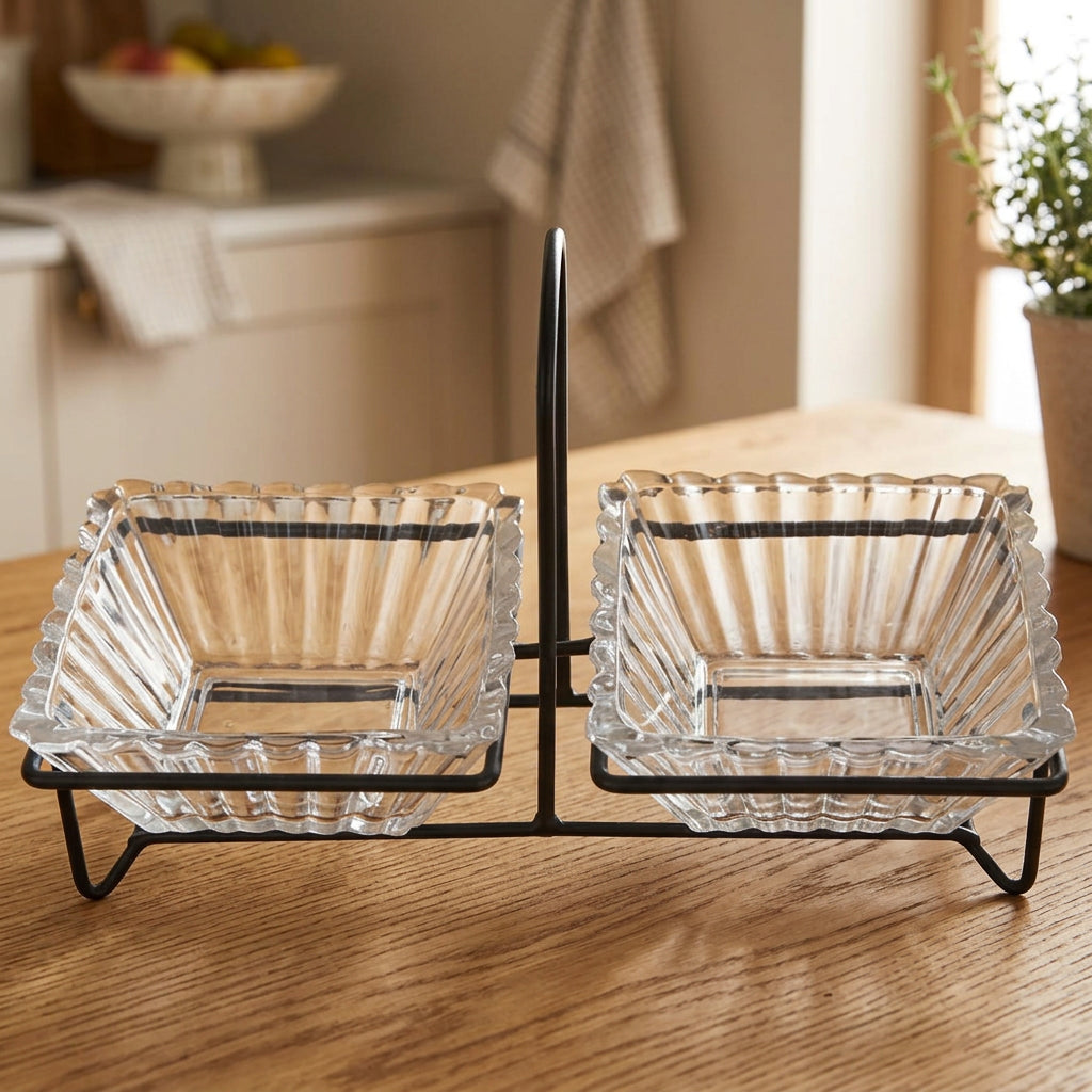 Danny Home Glass Serving Bowl 3 Pieces Set at Zubaidas Homestore