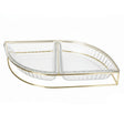 Danny Home Glass Serving Bowl with Stand 3 Pieces Set at Zubaidas Homestore Pakistan