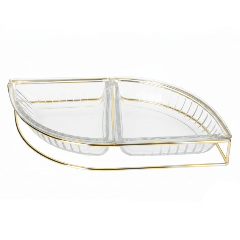 Danny Home Glass Serving Bowl with Stand 3 Pieces Set at Zubaidas Homestore Pakistan