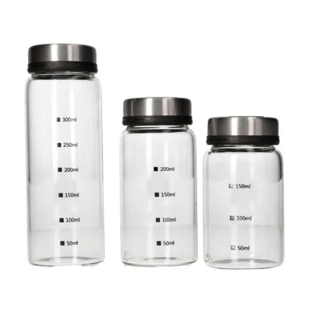 Danny Home Glass Spice Jar 3 Pieces Set at Zubaidas Homestore Pakistan