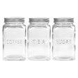 Danny Home Glass Storage Jar 3 Pieces Set 1000ml at Zubaidas Homestore Pakistan