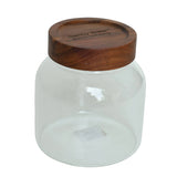 Danny Home Glass Storage Jar with Wooden Lid 1300ml at Zubaidas Homestore Pakistan