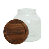 Danny Home Glass Storage Jar with Wooden Lid 1300ml at Zubaidas Homestore Largest Homestore In Pakistan