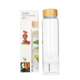 Danny Home Glass Water Bottle With Bamboo Lid 1000ml at Zubaidas Homestore 
