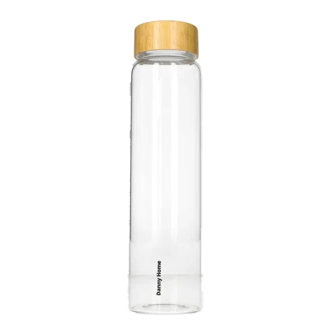Danny Home Glass Water Bottle With Bamboo Lid 1000ml at Zubaidas Homestore Pakistan
