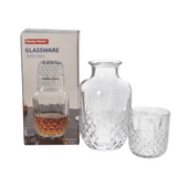 Danny Home Glass Water Carafe 2 Pieces Set at Zubaidas Homestore 