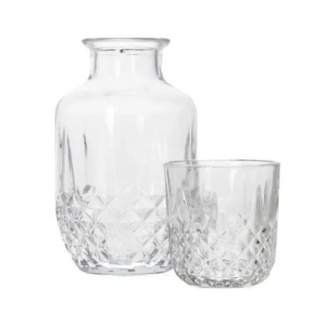 Danny Home Glass Water Carafe 2 Pieces Set at Zubaidas Homestore Pakistan