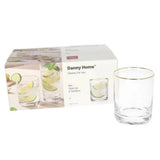 Danny Home Gold Rim Glass 6 Pieces Set at Zubaidas Homestore Pakistan