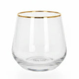 Danny Home Gold Wire Edge Glasses 450mlSet 6 Pieces at Zubaidas Homestore. Best Online Homestore in Pakistan