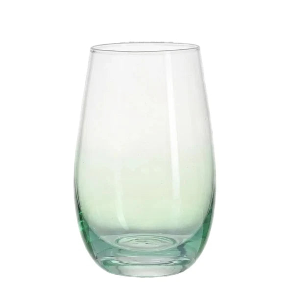 Danny Home Green Stemless 4 Pieces Glass Set 330ml at Zubaidas Homestore Pakistan