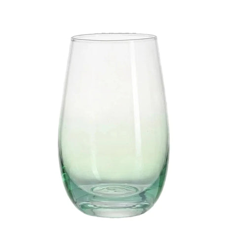 Danny Home Green Stemless 4 Pieces Glass Set 330ml at Zubaidas Homestore Pakistan
