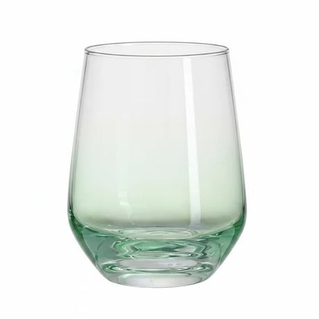 Danny Home Green Stemless 4 Pieces Glass Set 360ml at Zubaidas Homestore Pakistan
