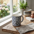 Danny Home Grey Patterned Porcelain Mug 350ml at Zubaidas Homestore