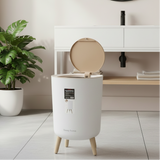 Danny Home High Foot Waste Bin 12 Liter White at Zubaidas Homestore 