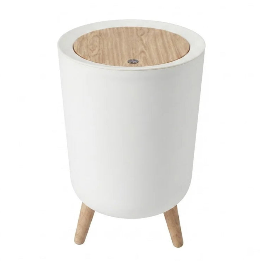 Danny Home High Foot Waste Bin 12 Liter White at Zubaidas Homestore Pakistan