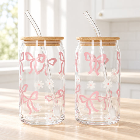 Danny Home Iced Coffee Glass Mug with Straw 500ml at Zubaidas Homestore Pakistan