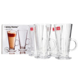 Danny Home Latte Glass Mug 4 Pieces Set 290ml at Zubaidas Homestore 