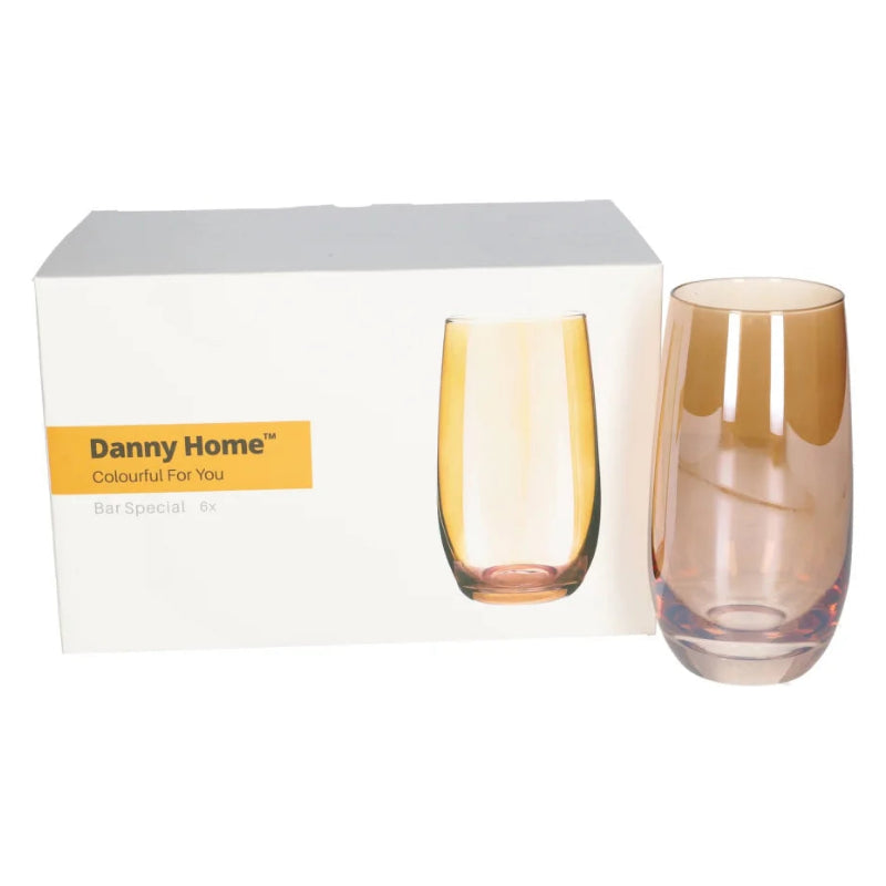 Danny Home Long Tumbler Glass 6 Pieces Set 550ml at Zubaidas Homestore. Best Online Homestore in Pakistan