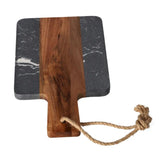 Danny Home Marble Acacia Wooden Serving Platter 25cm at Zubaidas Homestore Pakistan
