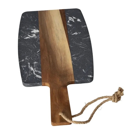 Danny Home Marble Acacia Wooden Serving Platter 38cm at Zubaidas Homestore Pakistan